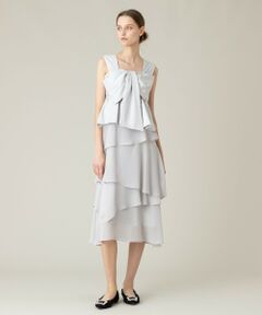 【LOULOU WILLOUGHBY】シフォンミーリアワンピース