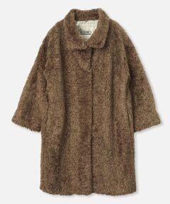 【HERNO(ヘルノー)】 CURLY ECO FUR HIGH NECK CT