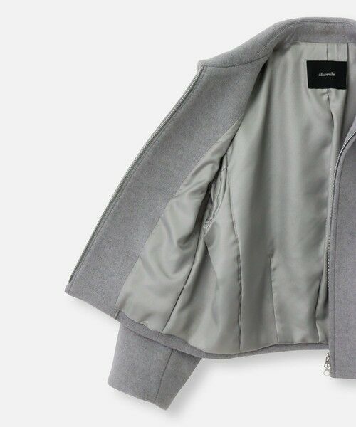 allureville / アルアバイル ブルゾン | ジーロンラムステンカラーブルゾン | 詳細8