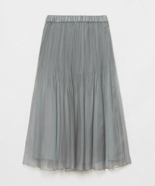 allureville / アルアバイル ミニ・ひざ丈スカート | シアーランダムプリーツスカート | 詳細14