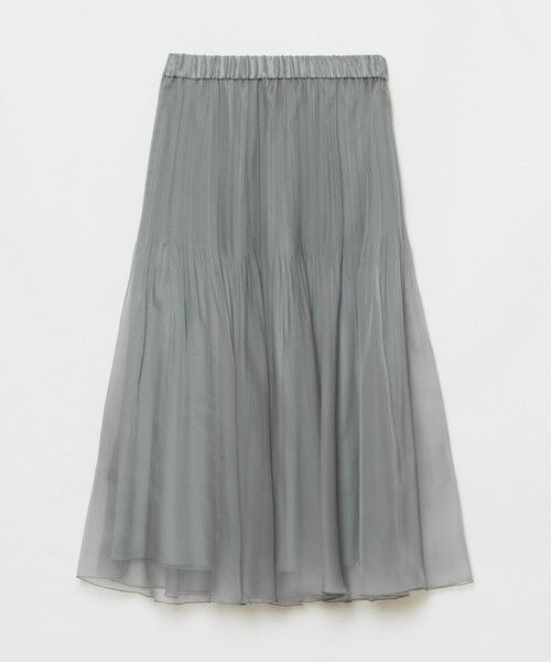 allureville / アルアバイル ミニ・ひざ丈スカート | シアーランダムプリーツスカート | 詳細15