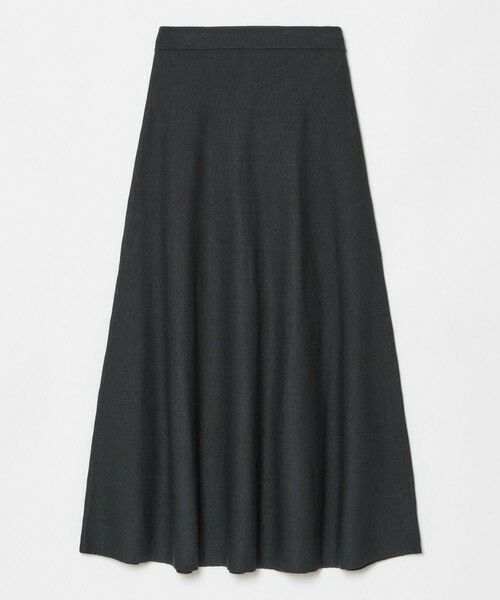 allureville / アルアバイル ミニ・ひざ丈スカート | ハイゲージペーパーヤーンフレアスカート | 詳細22