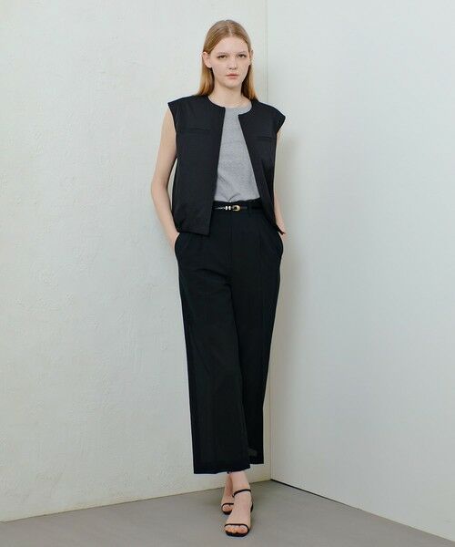 allureville / アルアバイル その他パンツ | ボイルシアーセンタープレスパンツ | 詳細16