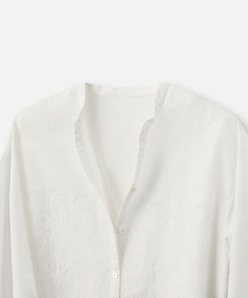 allureville / アルアバイル シャツ・ブラウス | レーシードッキングシャツ | 詳細7