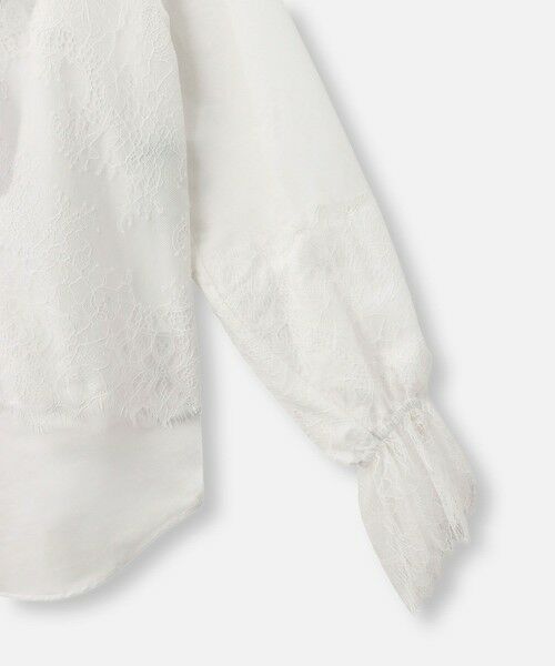 allureville / アルアバイル シャツ・ブラウス | レーシードッキングシャツ | 詳細8