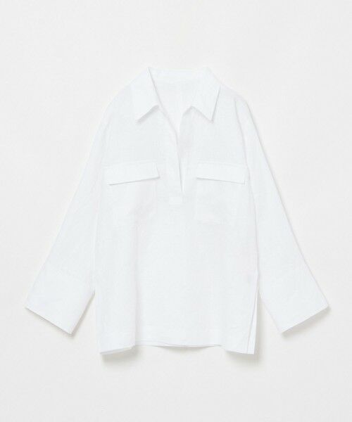 allureville / アルアバイル シャツ・ブラウス | リネンプルオーバーシャツ | 詳細6
