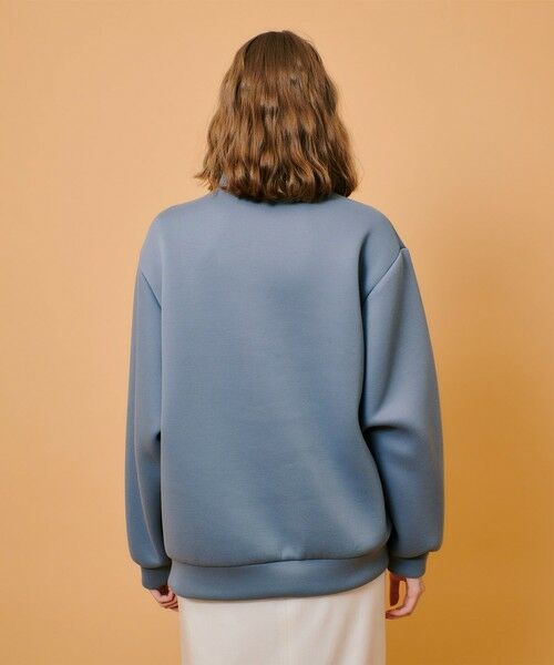 allureville / アルアバイル スウェット | ボンディングアシンメトリーZIP プルオーバー | 詳細17