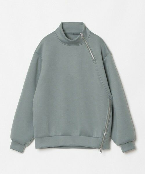 allureville / アルアバイル スウェット | ボンディングアシンメトリーZIP プルオーバー | 詳細19