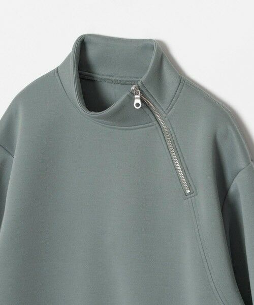 allureville / アルアバイル スウェット | ボンディングアシンメトリーZIP プルオーバー | 詳細21