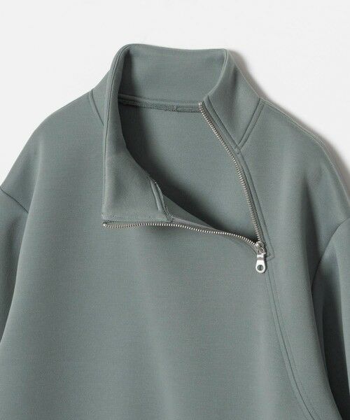 allureville / アルアバイル スウェット | ボンディングアシンメトリーZIP プルオーバー | 詳細22