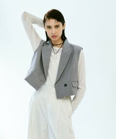 allureville / アルアバイル カットソー | シアーフライスロングスリープルオーバー