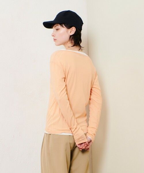allureville / アルアバイル カットソー | シアーフライスロングスリープルオーバー | 詳細8