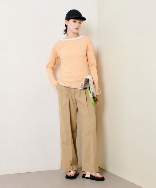 allureville / アルアバイル カットソー | シアーフライスロングスリープルオーバー | 詳細9