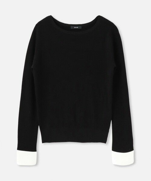 allureville / アルアバイル ニット・セーター | ダブルカフスコンビプルオーバー | 詳細17