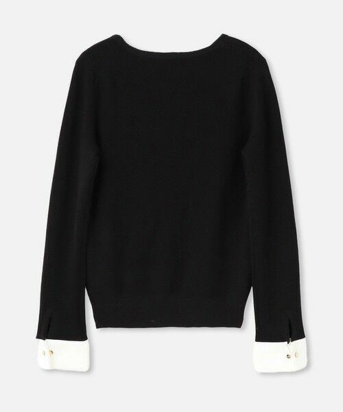 allureville / アルアバイル ニット・セーター | ダブルカフスコンビプルオーバー | 詳細18