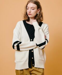 allureville / アルアバイル カーディガン・ボレロ | C/ACバルキーラインカーディガン