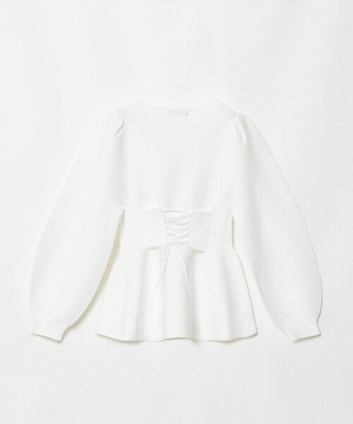 allureville / アルアバイル ニット・セーター | バックレースアッププルオーバー | 詳細6