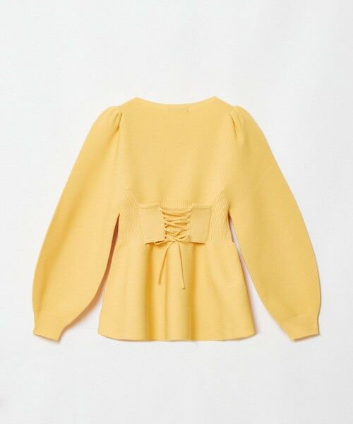 allureville / アルアバイル ニット・セーター | バックレースアッププルオーバー | 詳細13