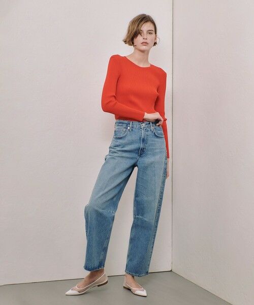 allureville / アルアバイル ニット・セーター | リブキリカエデザインプルオーバー | 詳細12