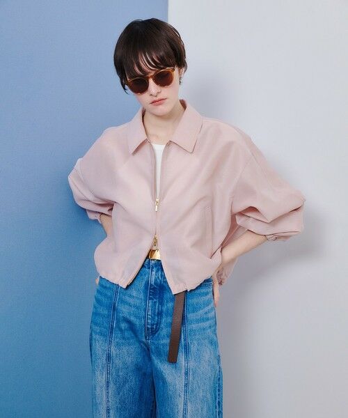 allureville / アルアバイル ブルゾン | オーガンジーステンカラーブルゾン | 詳細15