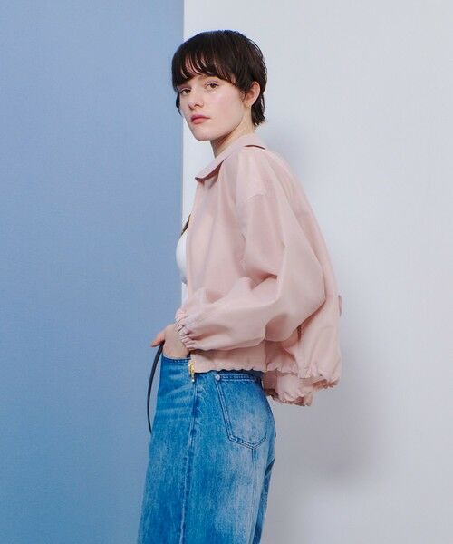 allureville / アルアバイル ブルゾン | オーガンジーステンカラーブルゾン | 詳細16