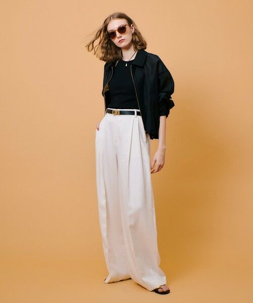 allureville / アルアバイル ブルゾン | オーガンジーステンカラーブルゾン | 詳細24