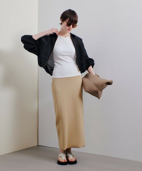 allureville / アルアバイル ブルゾン | オーガンジーステンカラーブルゾン | 詳細28