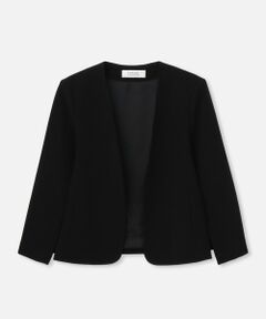 allureville / アルアバイル ノーカラージャケット | 【LOULOU WILLOUGHBY】◇ リトルブラックケープジャケット