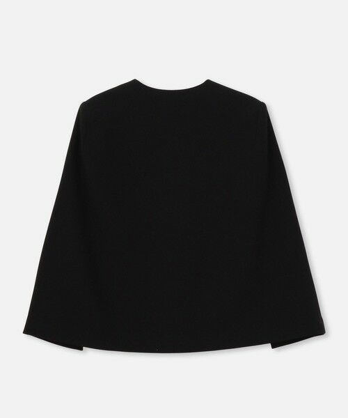 allureville / アルアバイル ノーカラージャケット | 【LOULOU WILLOUGHBY】◇ リトルブラックケープジャケット | 詳細5