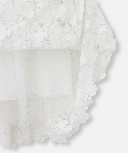 allureville / アルアバイル ミニ・ひざ丈スカート | 【LOULOU WILLOUGHBY】ケミカルフラワーレーススカート | 詳細11
