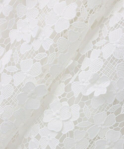 allureville / アルアバイル ミニ・ひざ丈スカート | 【LOULOU WILLOUGHBY】ケミカルフラワーレーススカート | 詳細13