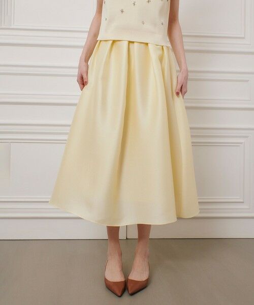 allureville / アルアバイル ロング・マキシ丈スカート | 【LOULOU WILLOUGHBY】シルキーダブルクロススカート | 詳細11