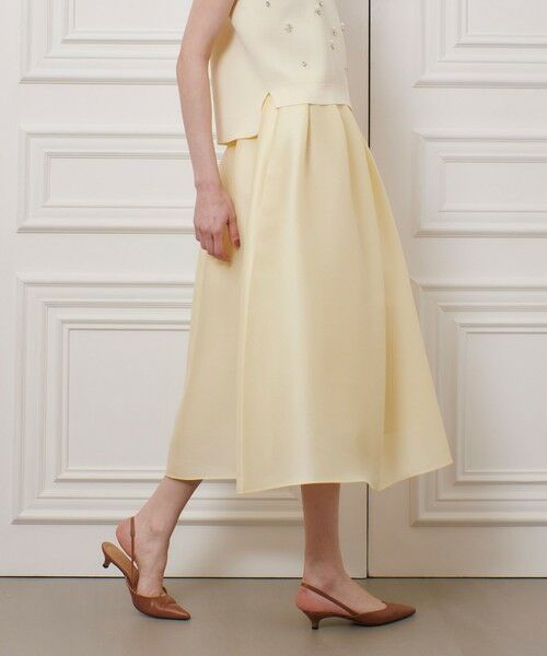 allureville / アルアバイル ロング・マキシ丈スカート | 【LOULOU WILLOUGHBY】シルキーダブルクロススカート | 詳細12