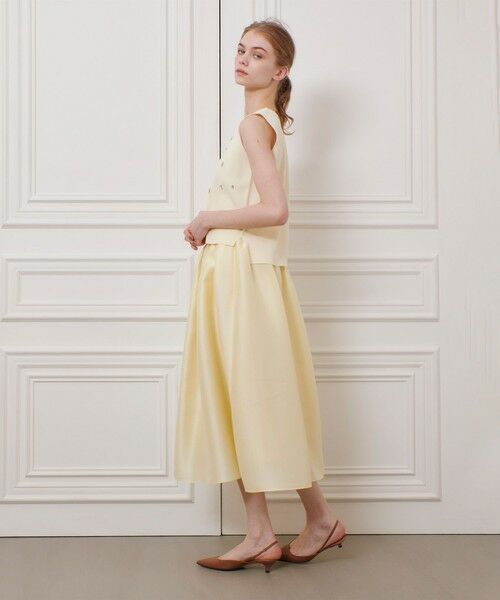 allureville / アルアバイル ロング・マキシ丈スカート | 【LOULOU WILLOUGHBY】シルキーダブルクロススカート | 詳細14