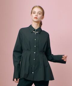 allureville / アルアバイル シャツ・ブラウス | 【LOULOU WILLOUGHBY】タックシェイプシャツ