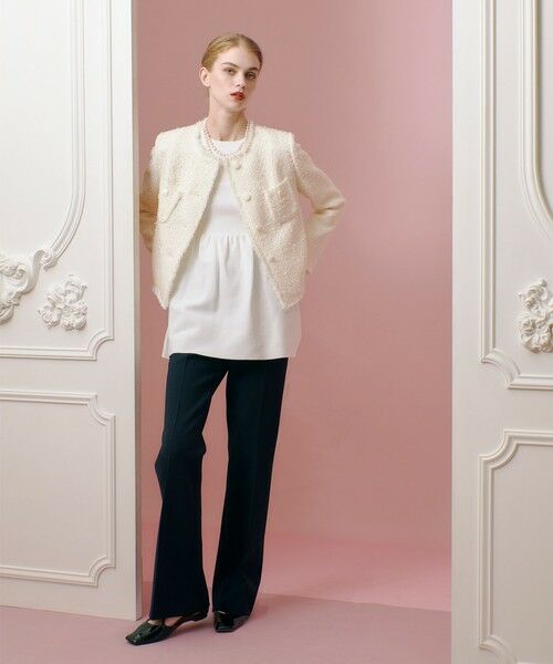 allureville / アルアバイル ニット・セーター | 【LOULOU WILLOUGHBY】ペプラムニットプルオーバー | 詳細5
