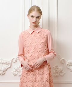 allureville / アルアバイル ニット・セーター | 【LOULOU WILLOUGHBY】ケミカルフラワーレースプルオーバー