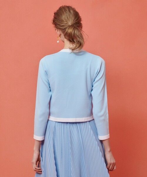 allureville / アルアバイル カーディガン・ボレロ | ◇【LOULOU WILLOUGHBY】バイカラーコンパクトカーディガン | 詳細15