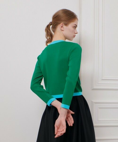 allureville / アルアバイル カーディガン・ボレロ | ◇【LOULOU WILLOUGHBY】バイカラーコンパクトカーディガン | 詳細21
