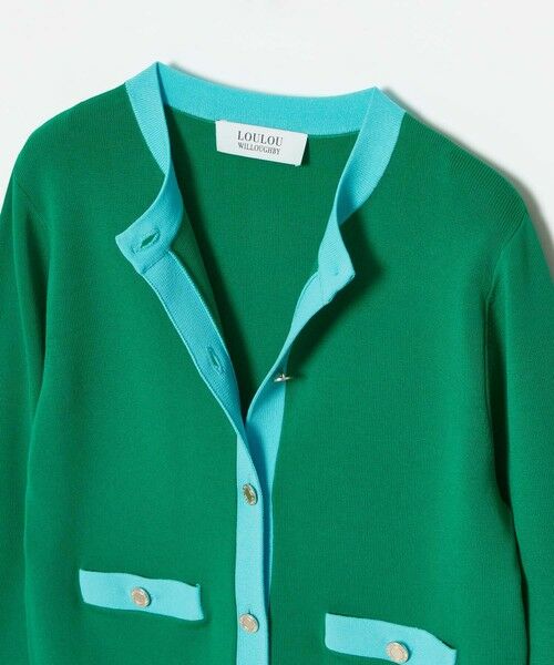 allureville / アルアバイル カーディガン・ボレロ | ◇【LOULOU WILLOUGHBY】バイカラーコンパクトカーディガン | 詳細26