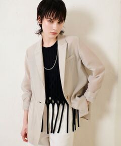 allureville / アルアバイル テーラードジャケット | ライトオーガンジーシアージャケット