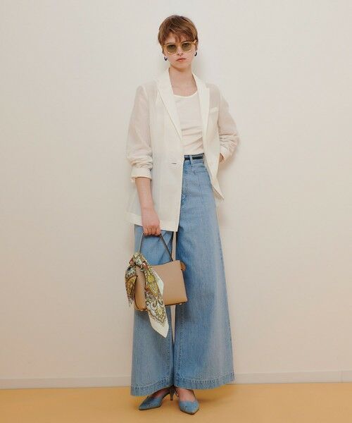 allureville / アルアバイル テーラードジャケット | ライトオーガンジーシアージャケット | 詳細4