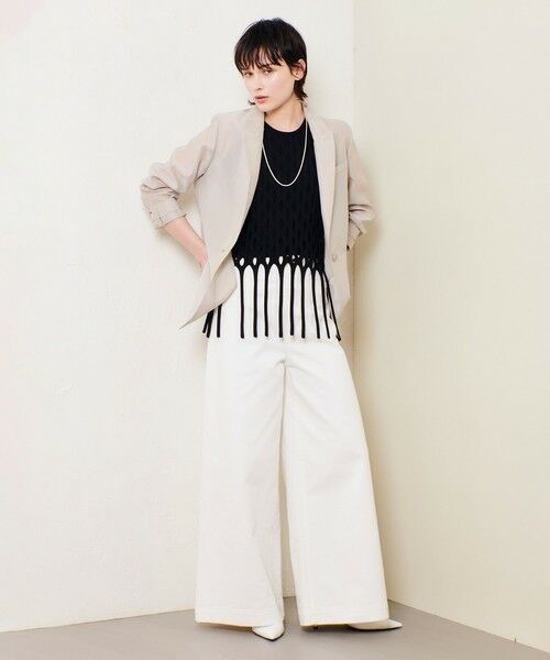 allureville / アルアバイル テーラードジャケット | ライトオーガンジーシアージャケット | 詳細14