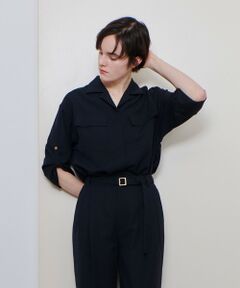allureville / アルアバイル シャツ・ブラウス | CRISPYカルゼターンバックシャツ