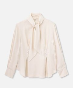 allureville / アルアバイル シャツ・ブラウス | スカーフネックブラウス