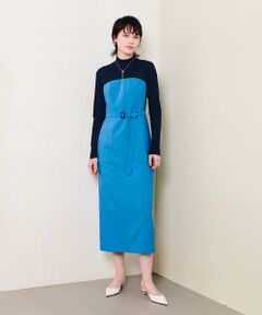 allureville / アルアバイル ロング・マキシ丈ワンピース | スラブオックステレコドッキングワンピース