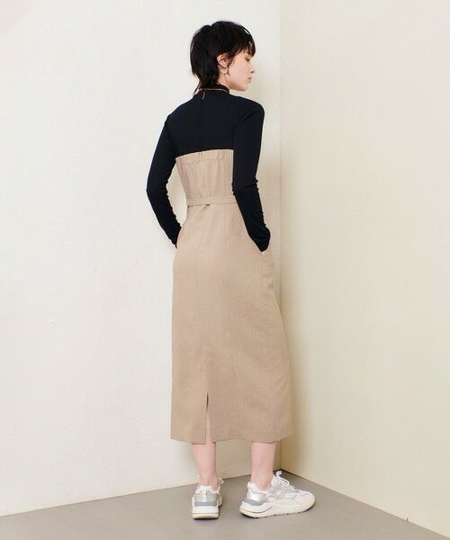 allureville / アルアバイル ロング・マキシ丈ワンピース | スラブオックステレコドッキングワンピース | 詳細2