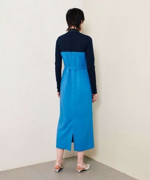 allureville / アルアバイル ロング・マキシ丈ワンピース | スラブオックステレコドッキングワンピース | 詳細12