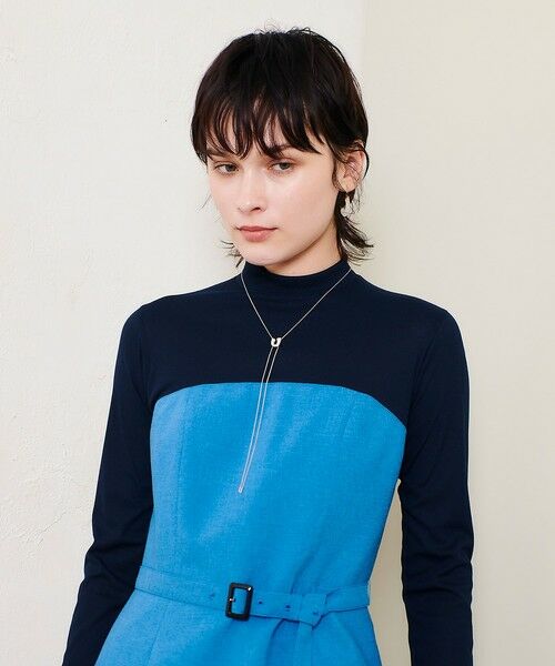 allureville / アルアバイル ロング・マキシ丈ワンピース | スラブオックステレコドッキングワンピース | 詳細13