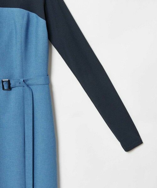 allureville / アルアバイル ロング・マキシ丈ワンピース | スラブオックステレコドッキングワンピース | 詳細18